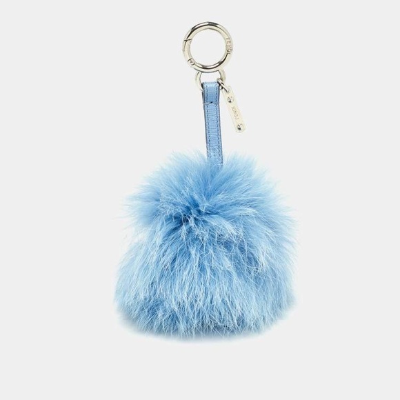 Fendi light blue Pom Pom - Picture 1 of 6